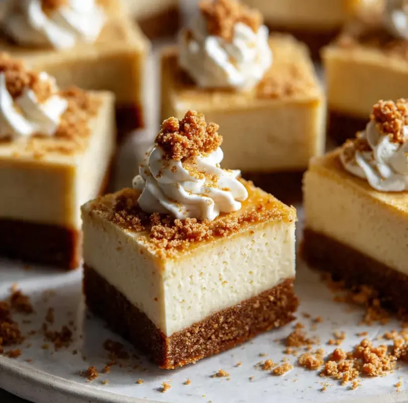 gingerbread cheesecake bars