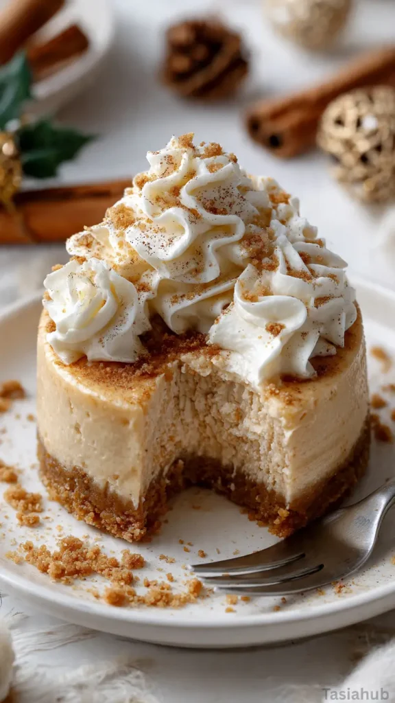 gingerbread cheesecake cups desserts