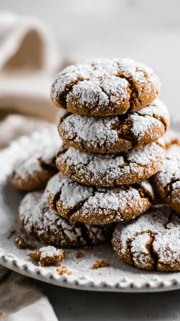 gingerbread crinkle cookies recipe
