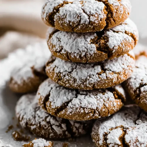 gingerbread crinkle cookies