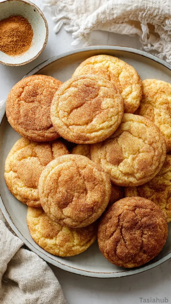 gluten free Christmas snickerdoodle cookies