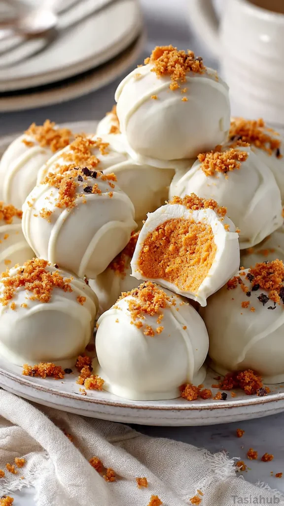 pumpkin cheesecake balls