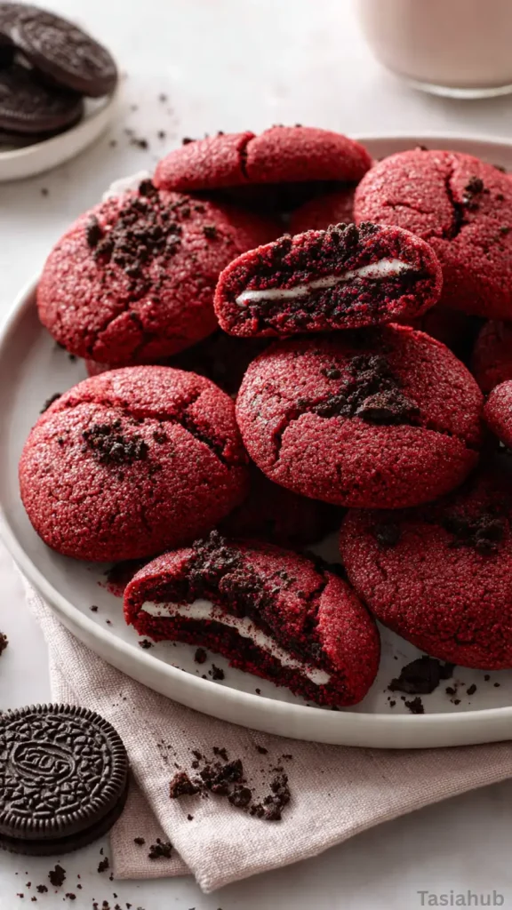 red velvet Oreo cookies recipe