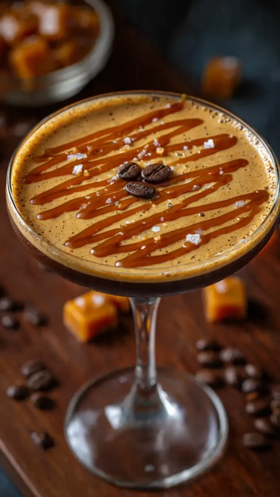 salted caramel espresso martini