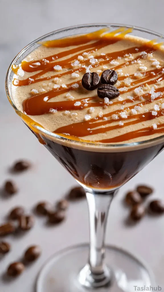 salted caramel espresso martini recipe