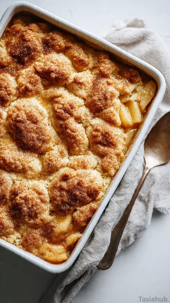 snickerdoodle apple cobbler