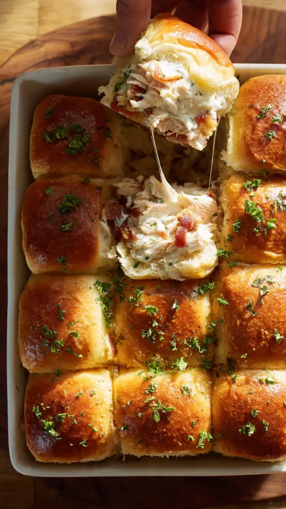 turkey bacon ranch sliders recipe