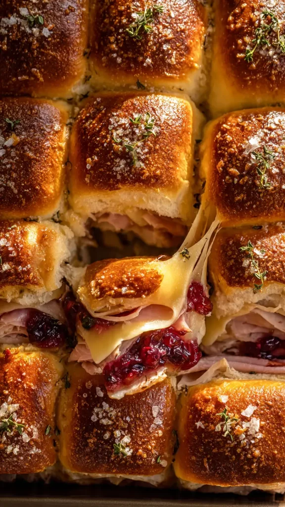 turkey cranberry sliders