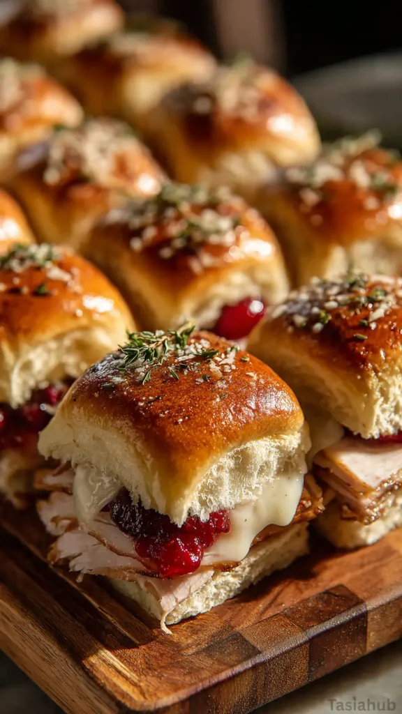 turkey cranberry sliders recipe