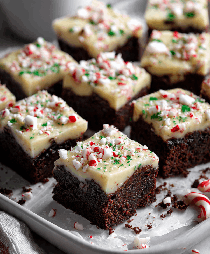 christmas brownies