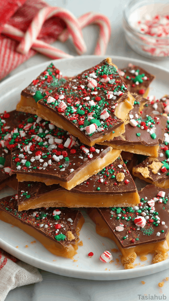 Christmas cracker toffee