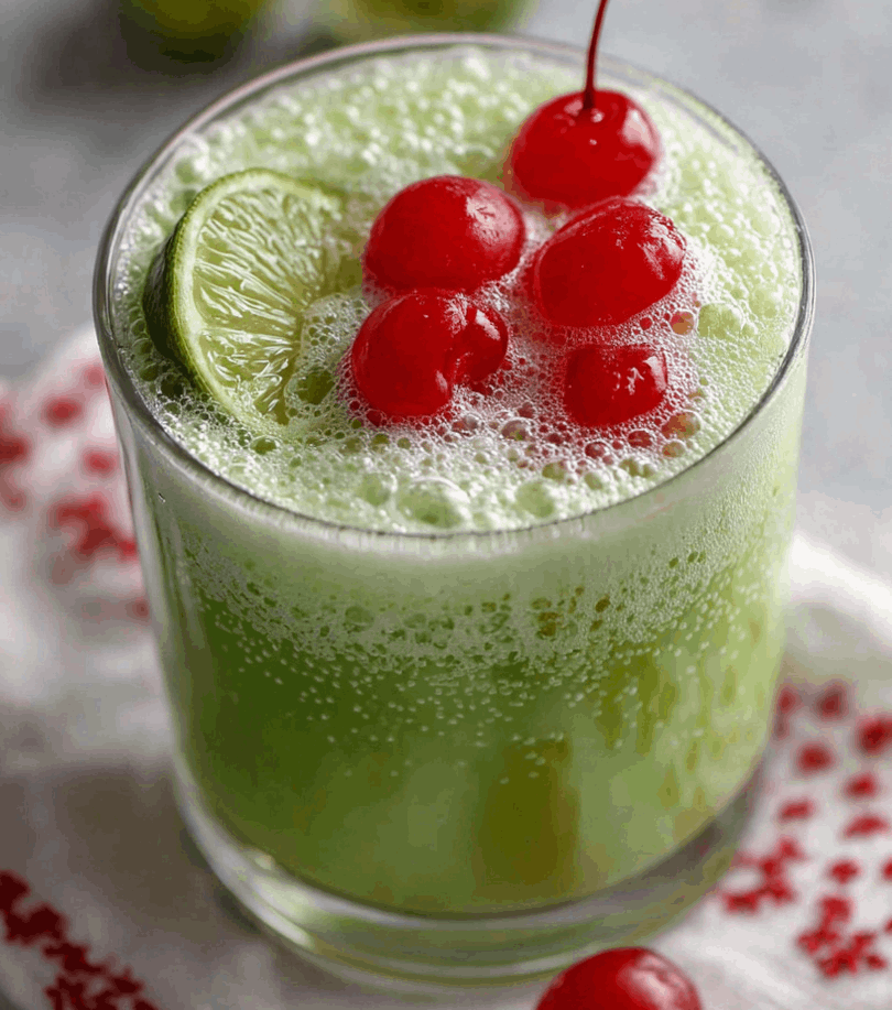 Boozy Grinch Punch