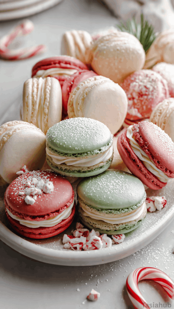Xmas macarons