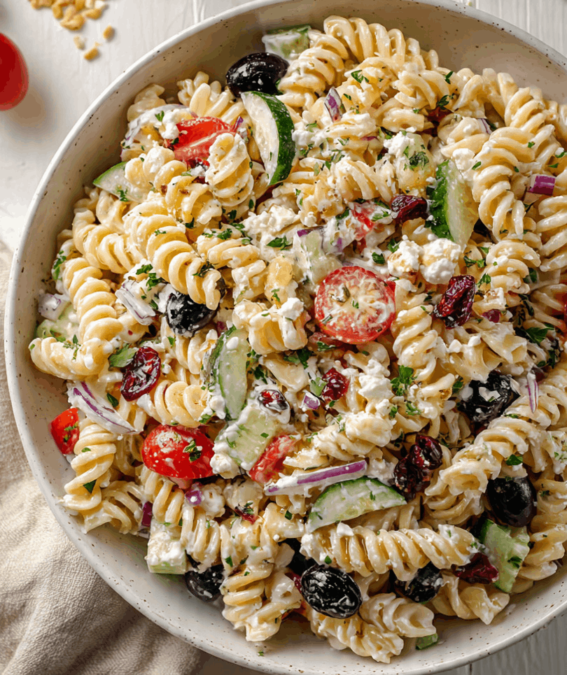 Festive Christmas Pasta Salad