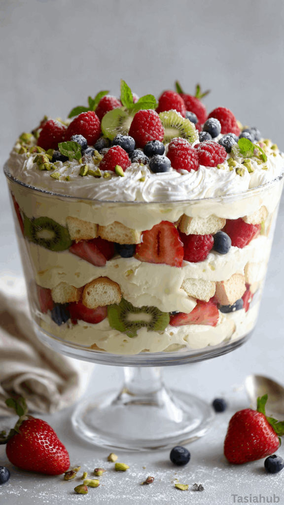 Xmas pavlova trifle