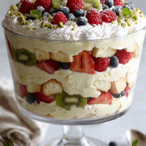 christmas pavlova trifle