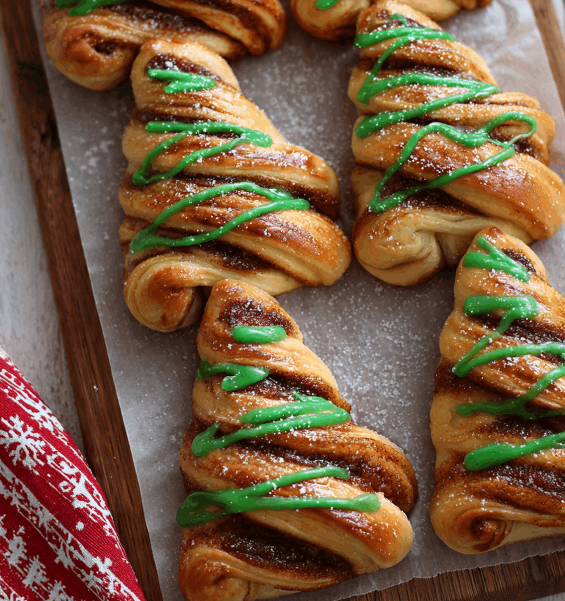 christmas tree cinnamon rolls