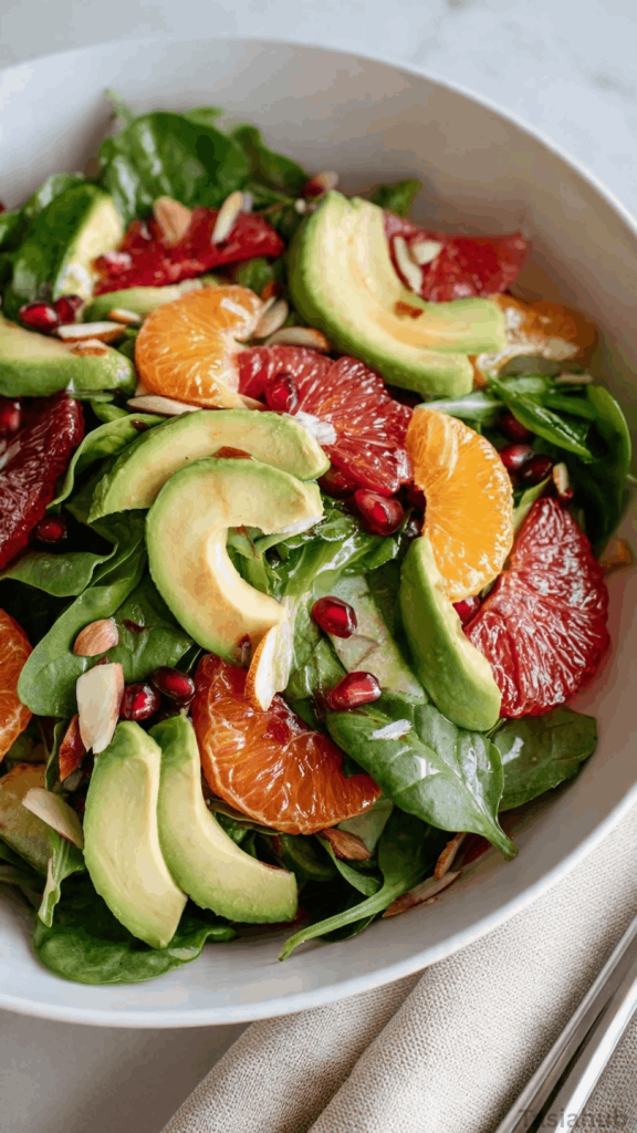 citrus and avocado salad