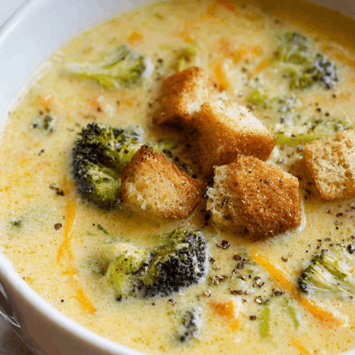 crockpot broccoli cheddar soup