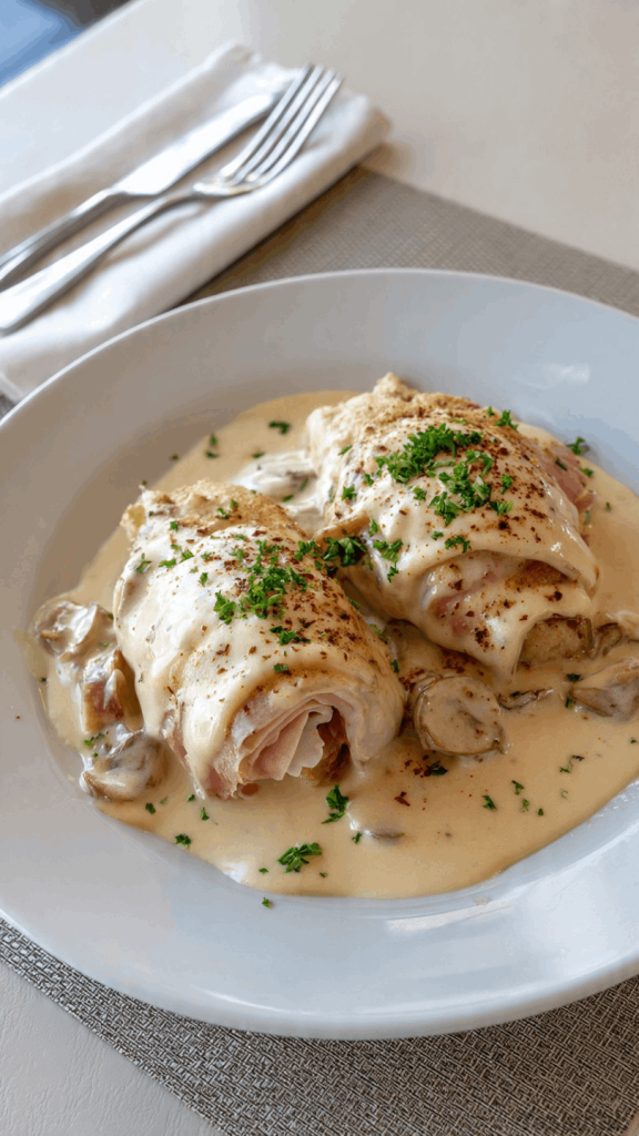 crockpot chicken cordon Bleu