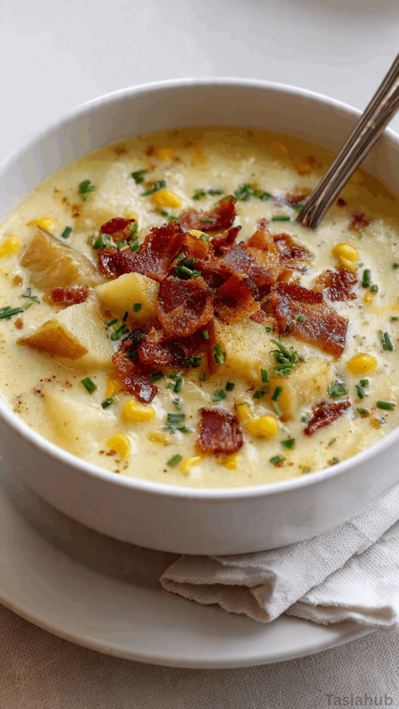 crockpot creamy corn chowder