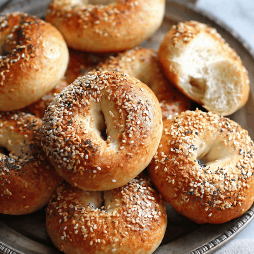 high protein bagels