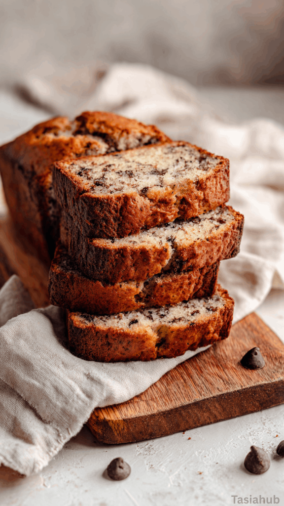 high protein banana bread loaf