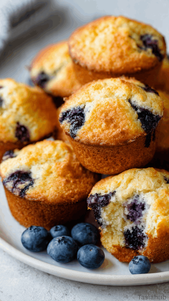 high protein blueberry muffins