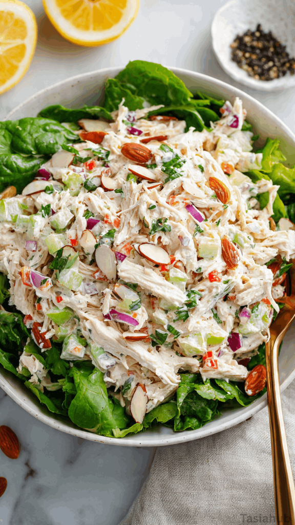 high protein chicken salad