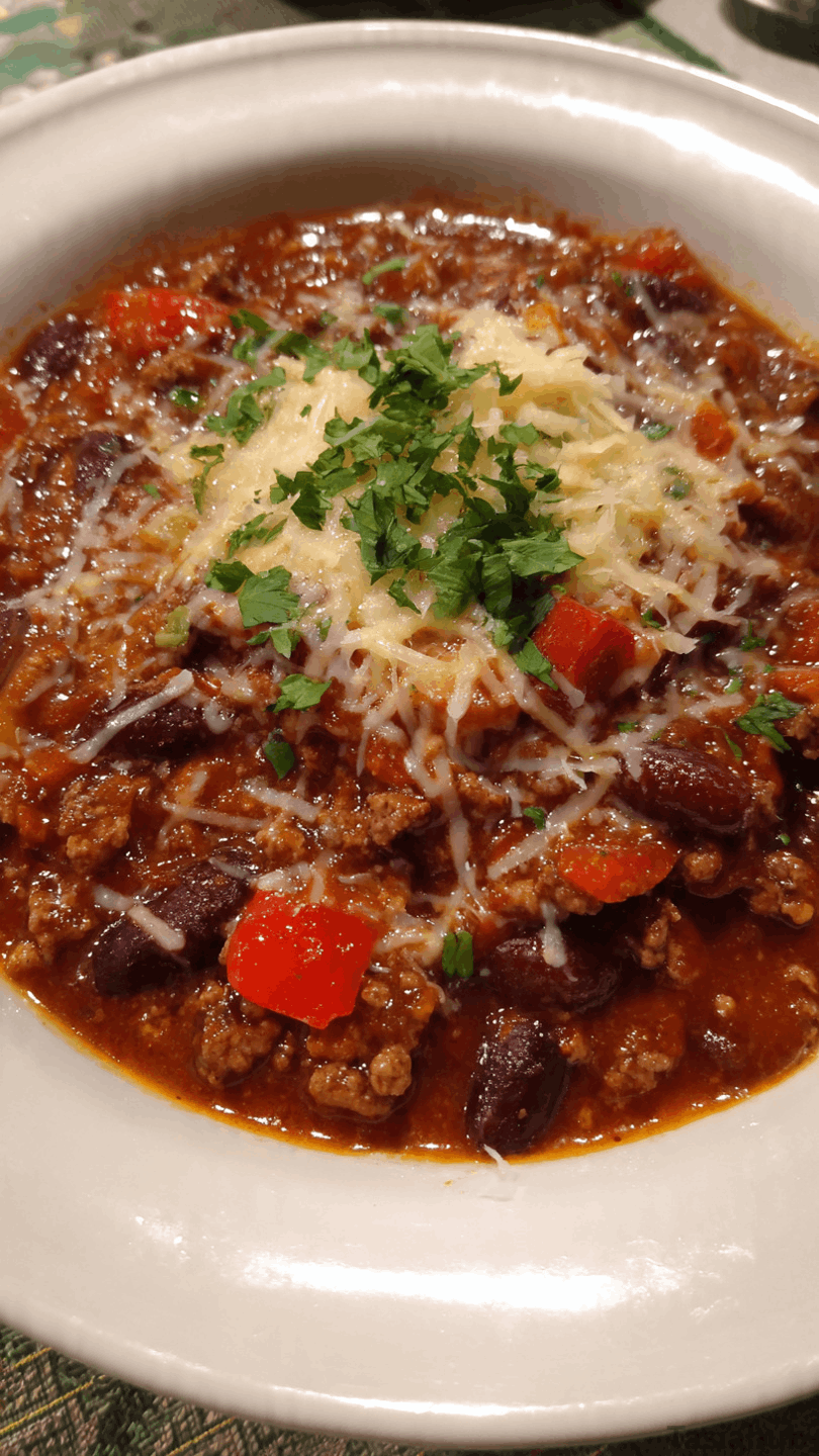 High Protein Ground Turkey Chili