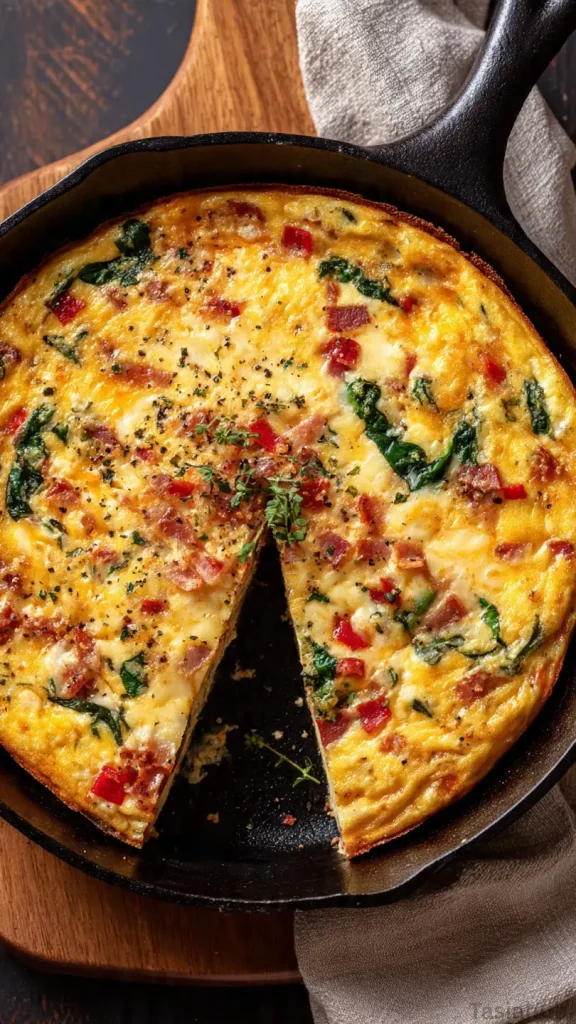 keto frittata skillet