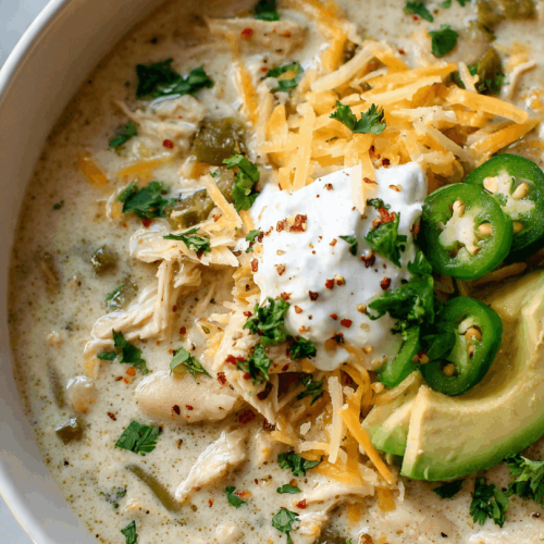 keto white chicken chili