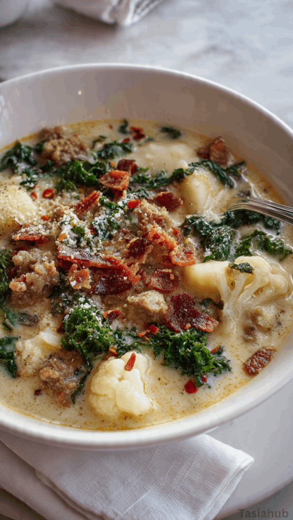 keto zuppa Toscana soup recipe