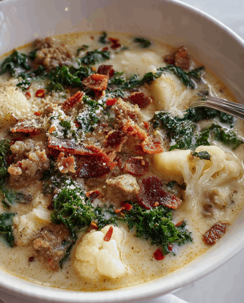 Keto Zuppa Toscana Soup