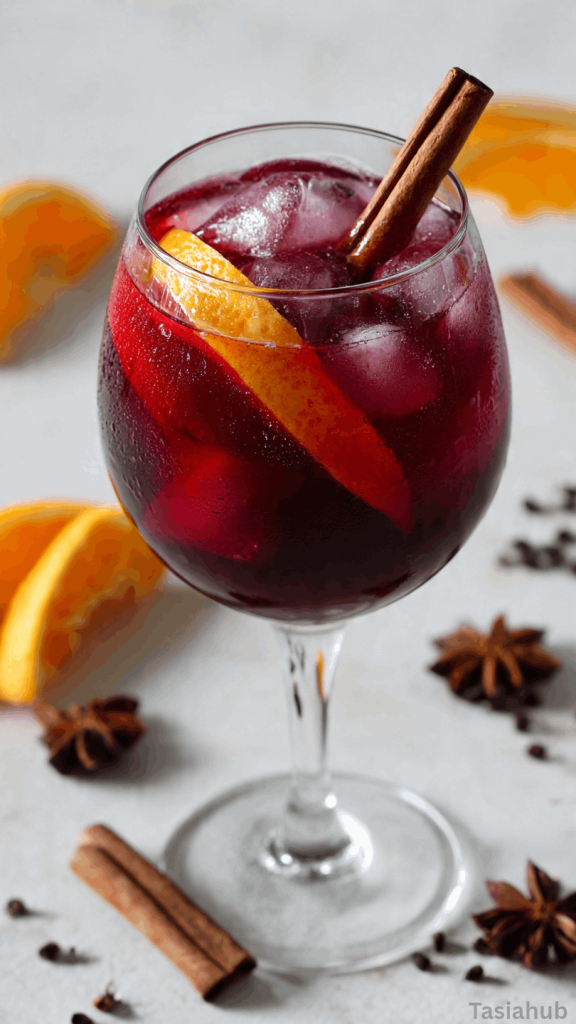 mulled wine spritz