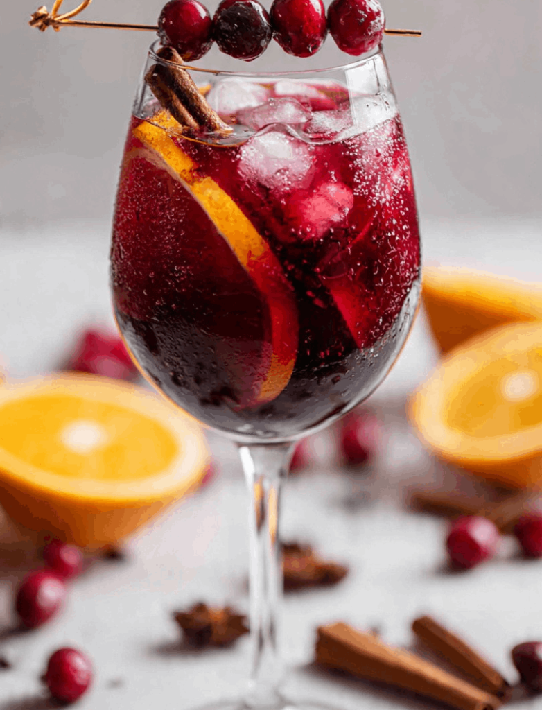 mulled wine spritz