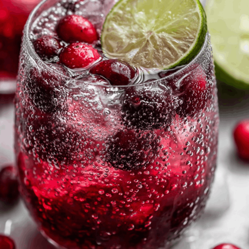 spiced cranberry mule