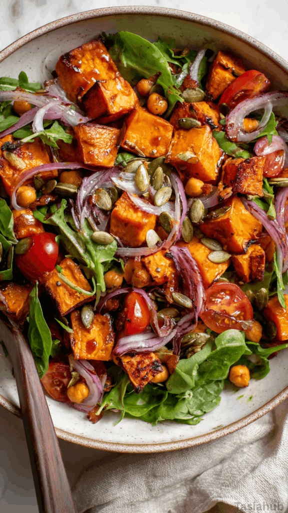 sweet potato chickpea salad