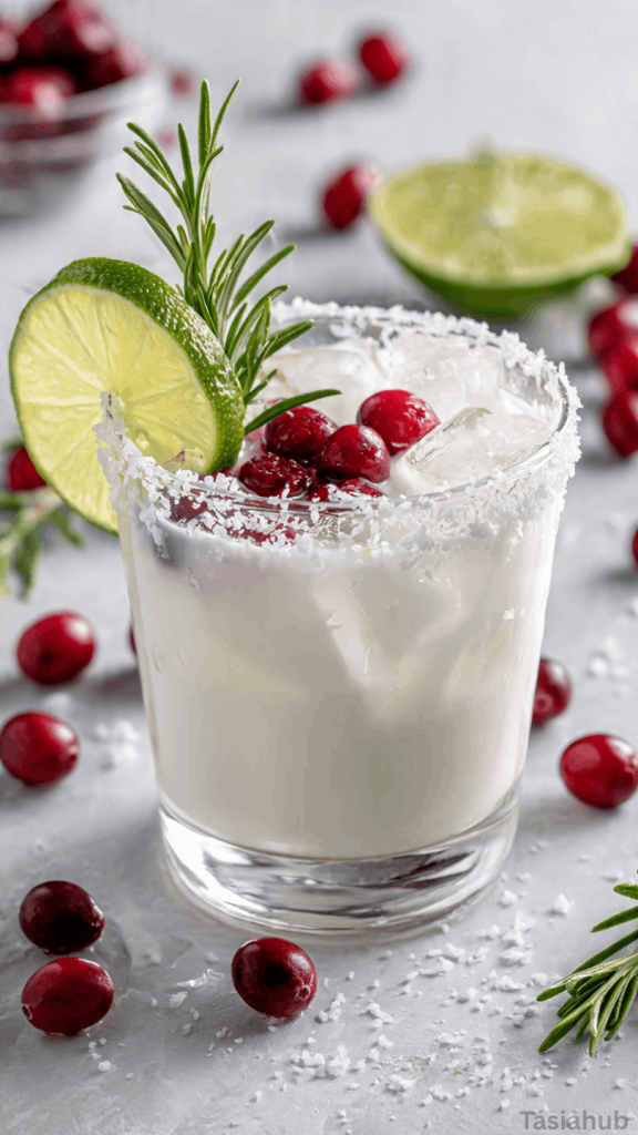 white Xmas margarita