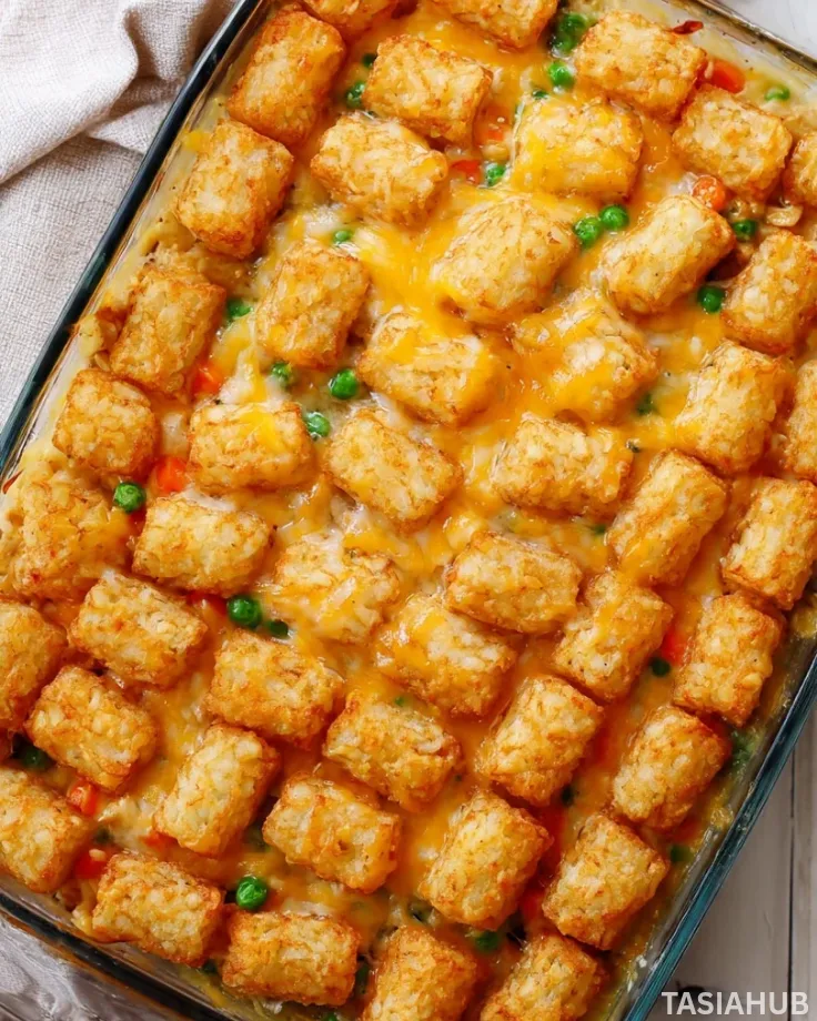 Cracked Out Chicken Tater Tot Casserole