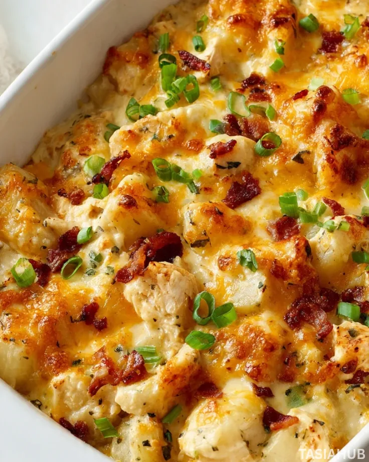 Chicken Bacon Potato Casserole