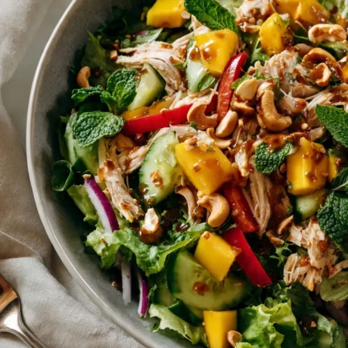Chicken mango salad