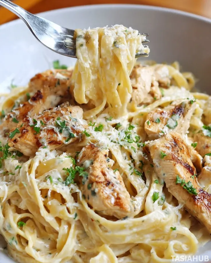 Chicken Alfredo with Jar Sauce