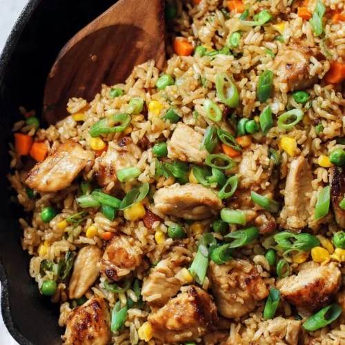 Teriyaki chicken fried rice