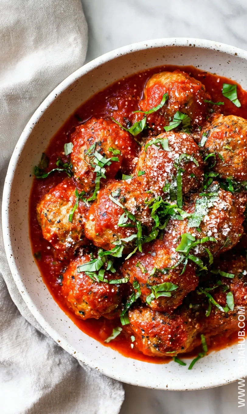 Italian chicken meatballs