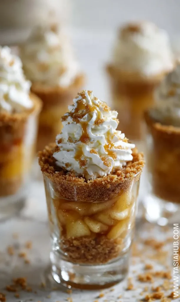 apple pie in a cup