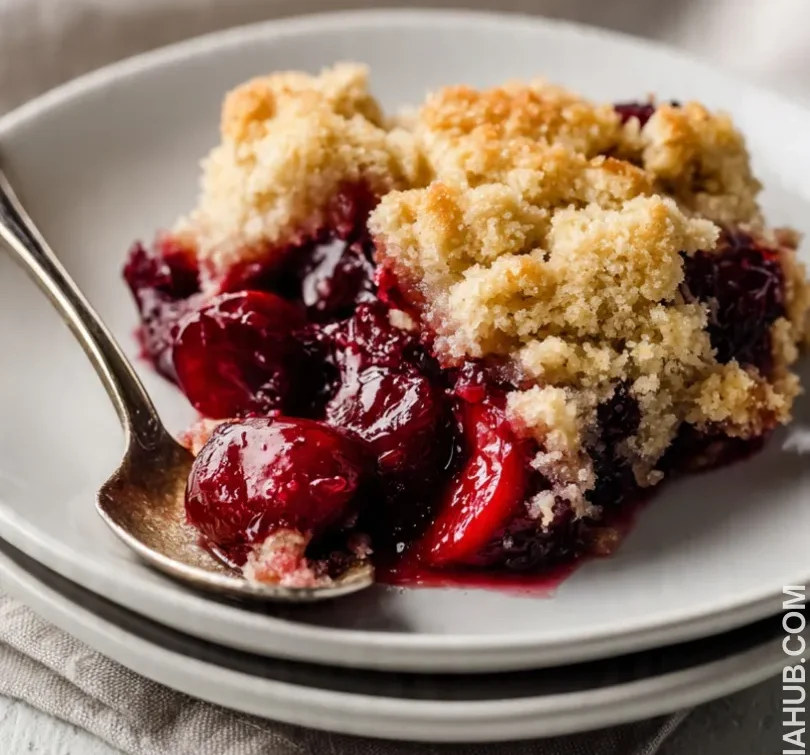 Cherry Cobbler with Pie Filling