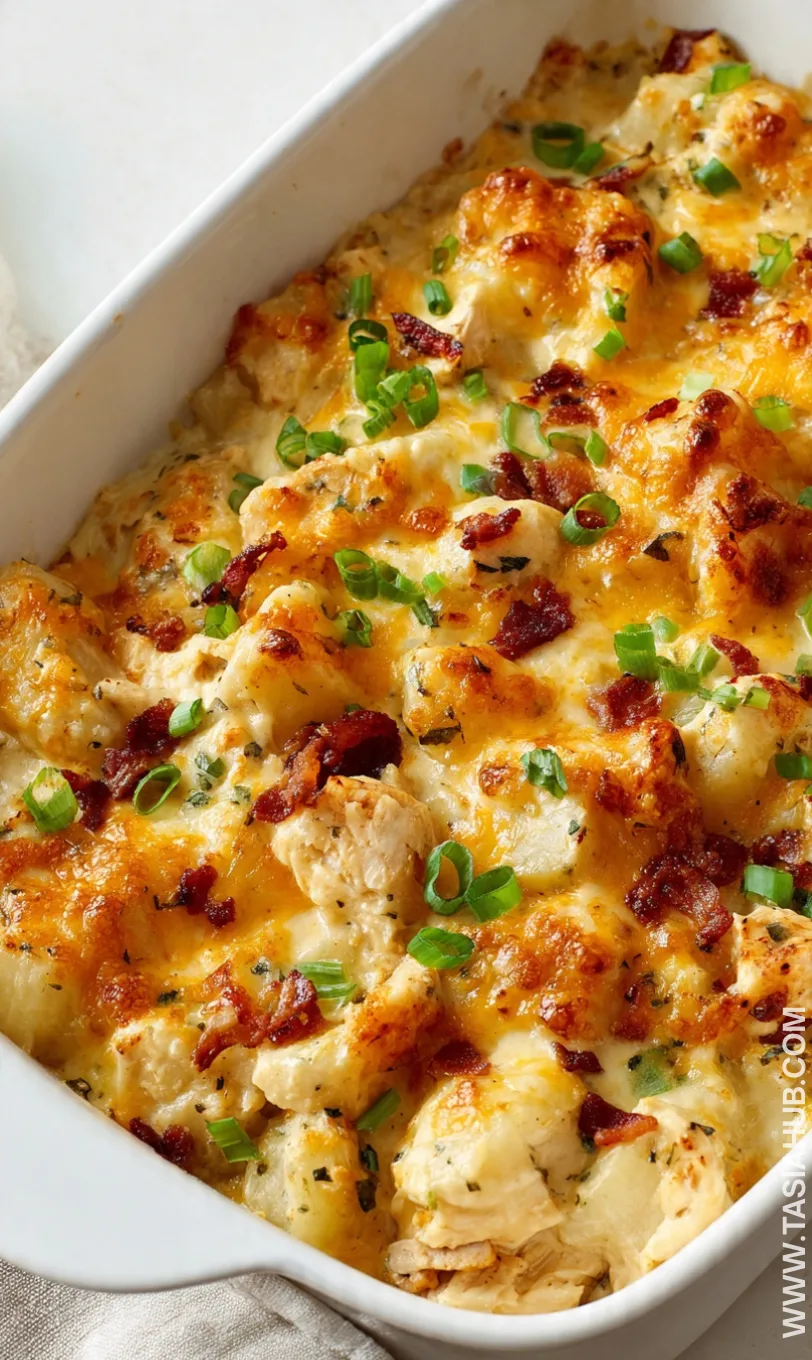 chicken bacon potato casserole