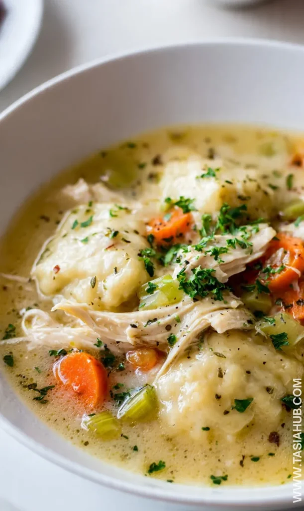 chicken dumpling soup crockpot