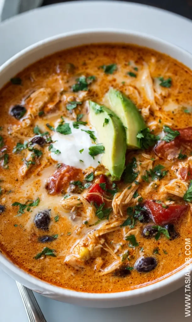 crockpot chicken enchilada soup